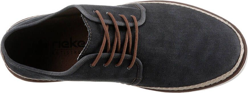Rieker Veterschoenen vrijetijdsschoen lage schoen veterschoen met zachte leren binnenzool
