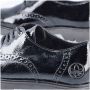 Rieker Veterschoenen vrijetijdsschoen lage schoen business veterschoen in glanzende look - Thumbnail 2