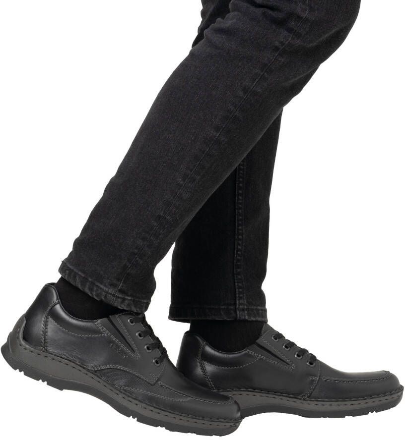 Rieker Veterschoenen vrijetijdsschoen lage schoen sneaker met gepolsterde binnenzool