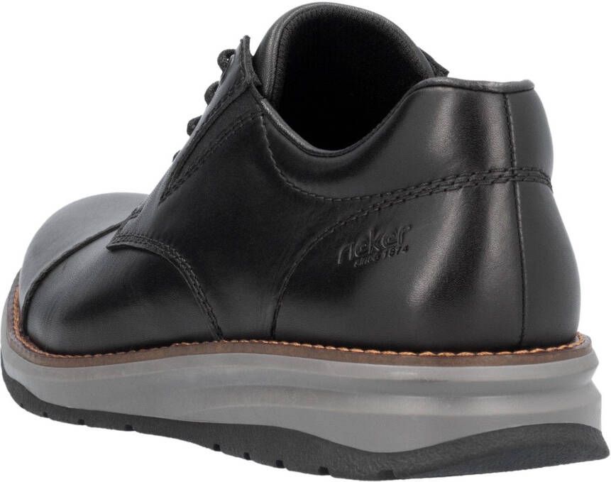 Rieker Veterschoenen vrijetijdsschoen lage schoen business sneaker met zachte bovenlaag