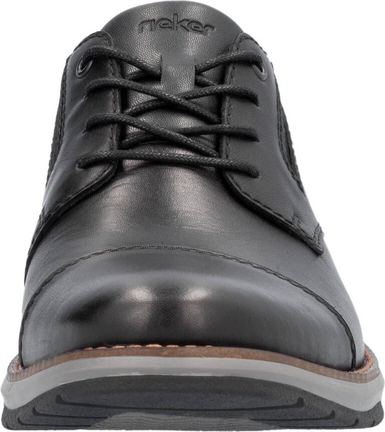 Rieker Veterschoenen vrijetijdsschoen lage schoen business sneaker met zachte bovenlaag