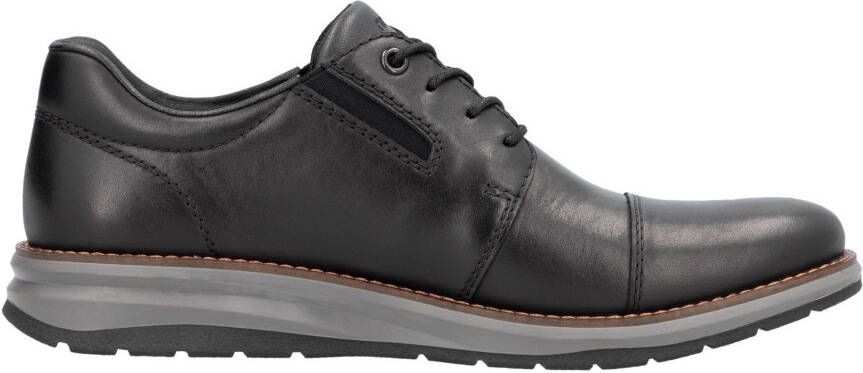 Rieker Veterschoenen vrijetijdsschoen lage schoen business sneaker met zachte bovenlaag