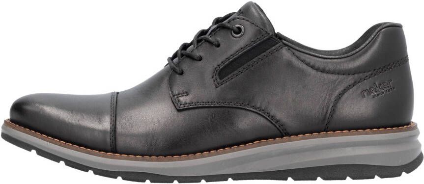 Rieker Veterschoenen vrijetijdsschoen lage schoen business sneaker met zachte bovenlaag