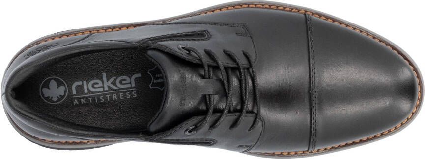 Rieker Veterschoenen vrijetijdsschoen lage schoen business sneaker met zachte bovenlaag