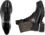 Rieker Veterschoenen enkellaars hakken met textielinzet aan de schacht - Thumbnail 21