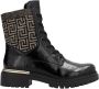 Rieker Veterschoenen enkellaars hakken met textielinzet aan de schacht - Thumbnail 14