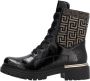 Rieker Veterschoenen enkellaars hakken met textielinzet aan de schacht - Thumbnail 19