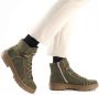Rieker Veterschoenen enkellaars plateausool contrastnaad met binnenrits - Thumbnail 7