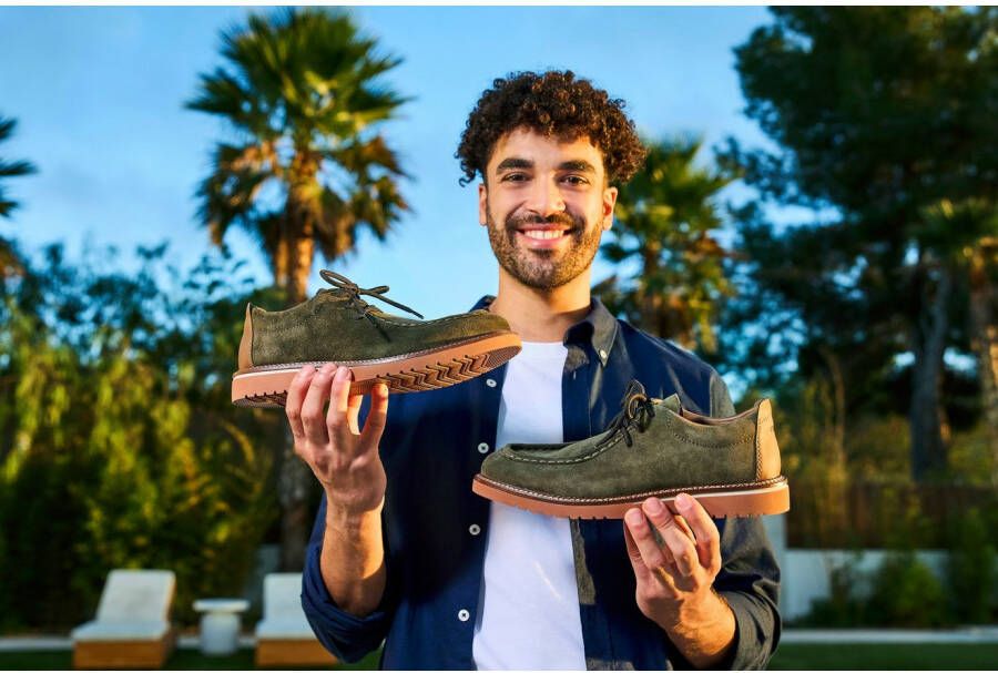 Rieker Veterschoenen lage schoen moccasin veterschoen in comfortabele vorm