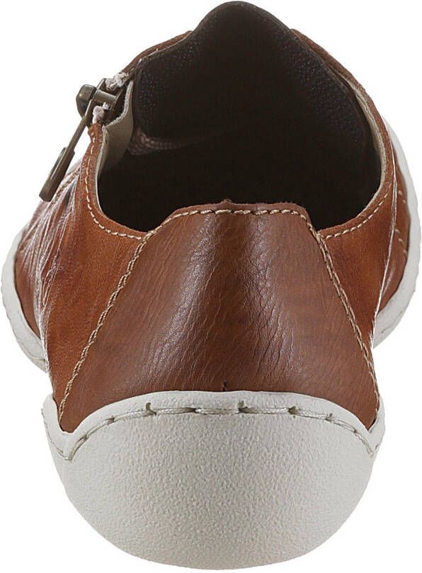 Rieker Veterschoenen met logo-embossing vrijetijdsschoen lage schoen veterschoen