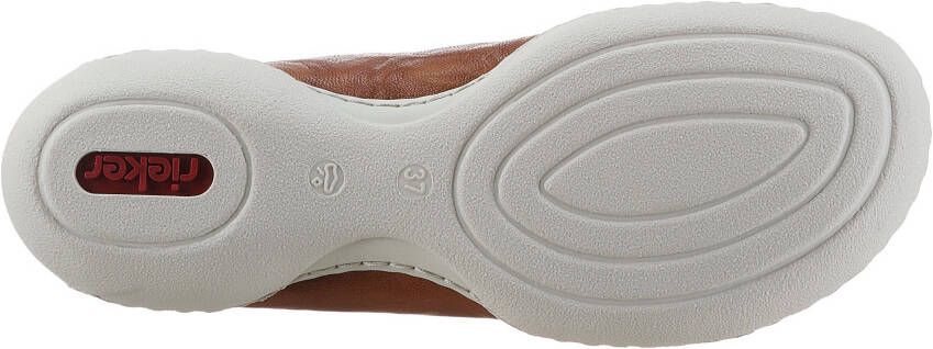 Rieker Veterschoenen met logo-embossing vrijetijdsschoen lage schoen veterschoen