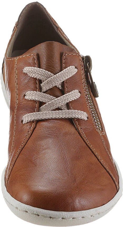 Rieker Veterschoenen met logo-embossing vrijetijdsschoen lage schoen veterschoen