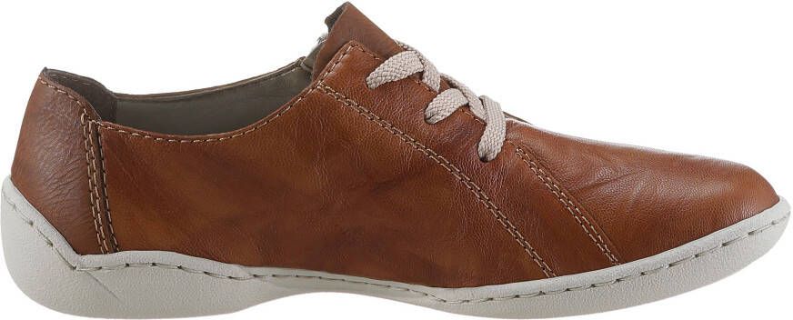 Rieker Veterschoenen met logo-embossing vrijetijdsschoen lage schoen veterschoen