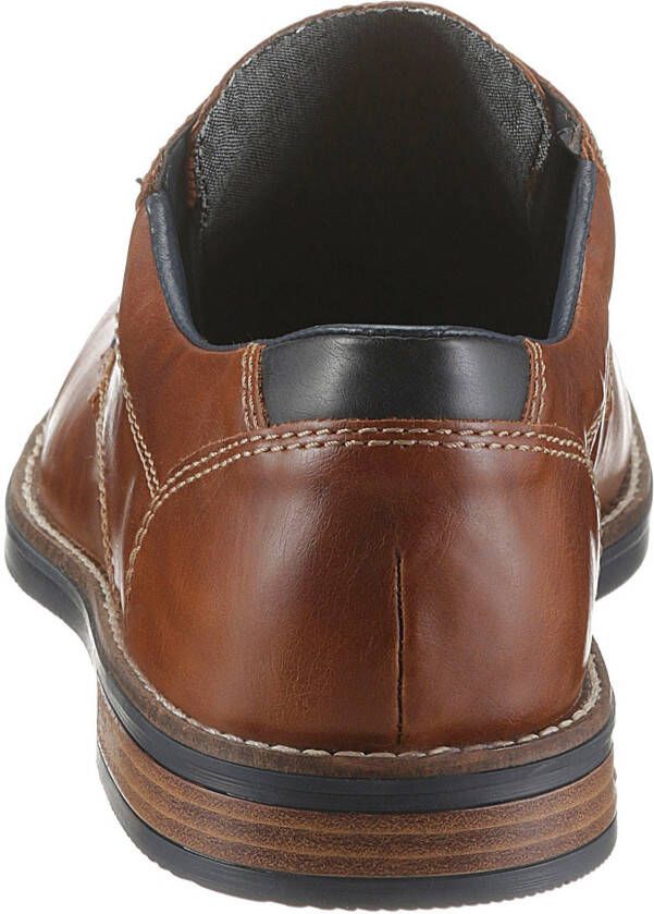 Rieker Veterschoenen met modieuze siersteken vrijetijdsschoen lage schoen veterschoen