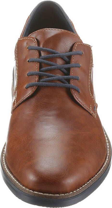 Rieker Veterschoenen met modieuze siersteken vrijetijdsschoen lage schoen veterschoen