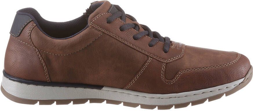 Rieker Veterschoenen met zijrits vrijetijdsschoen lage schoen veterschoen