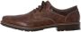 Rieker heren veterschoenen halve schoenen zakelijke schoenen leren schoenen 13200-24 brown - Thumbnail 7