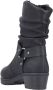 Rieker Winterlaarsjes western-enkellaars cowboylaarzen hakken met decoratieve riem - Thumbnail 5