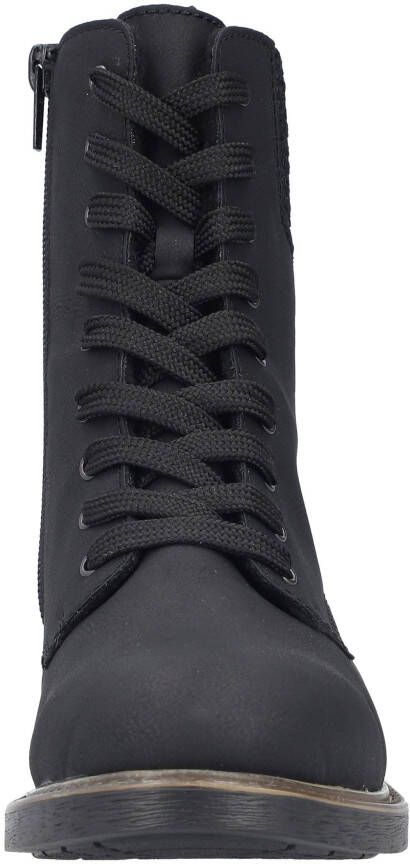 Rieker Winterlaarsjes veterschoenen blokhak met warme voering