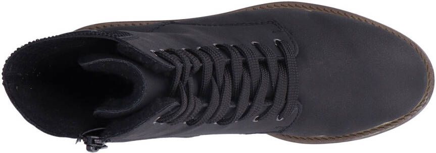 Rieker Winterlaarsjes veterschoenen blokhak met warme voering