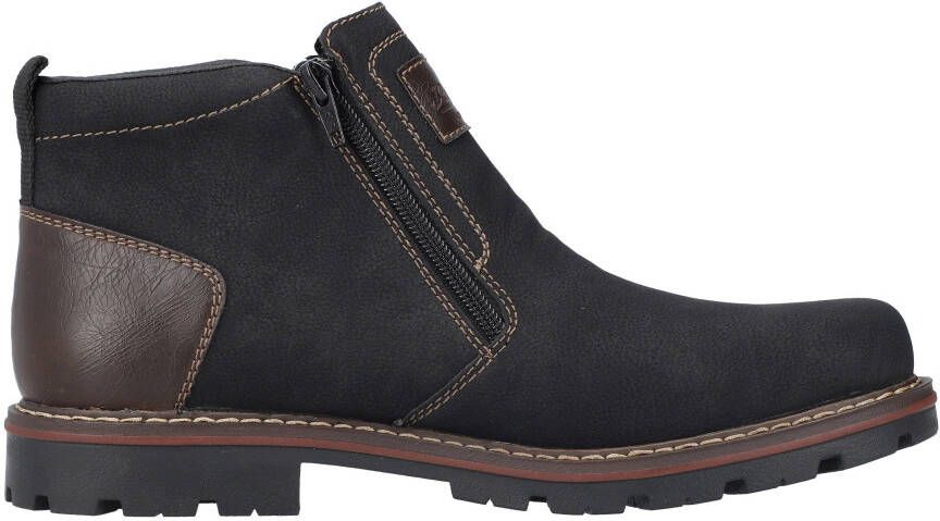 Rieker Winterlaarsjes winterboots warme voering ritsen in tex-uitvoering