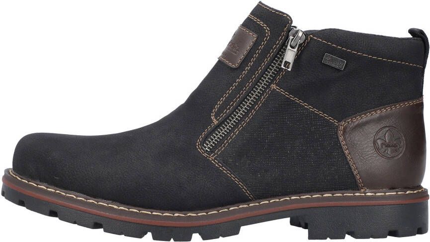 Rieker Winterlaarsjes winterboots warme voering ritsen in tex-uitvoering