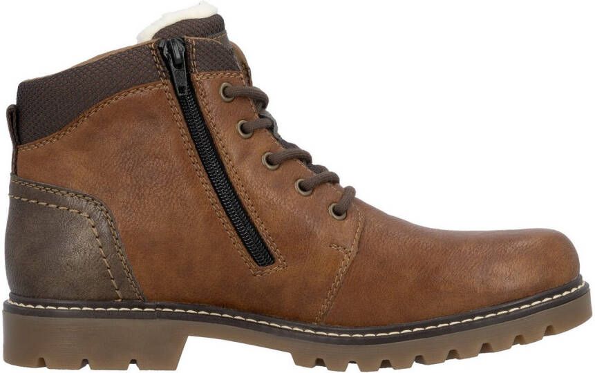 Rieker Winterlaarsjes worker boots veterschoenen trekkinglaarzen met tex-membraan