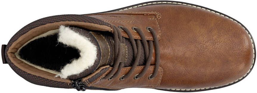 Rieker Winterlaarsjes worker boots veterschoenen trekkinglaarzen met tex-membraan