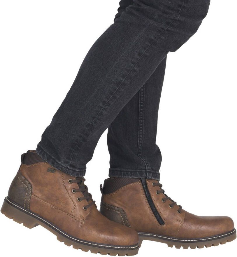 Rieker Winterlaarsjes worker boots veterschoenen trekkinglaarzen met tex-membraan
