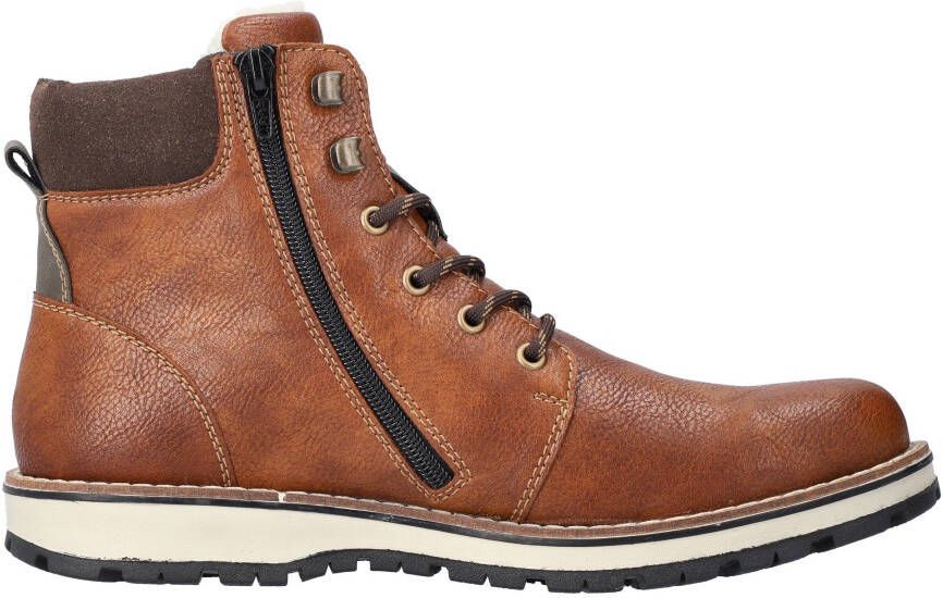 Rieker Winterlaarzen met comfortabele tex-uitrusting vrijetijdsschoen veterschoen