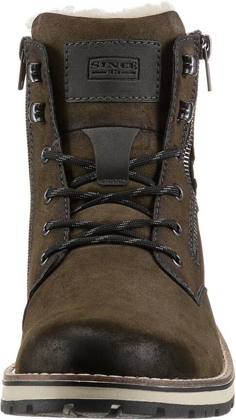 Rieker Winterlaarzen met comfortabele tex-uitrusting vrijetijdsschoen veterschoen