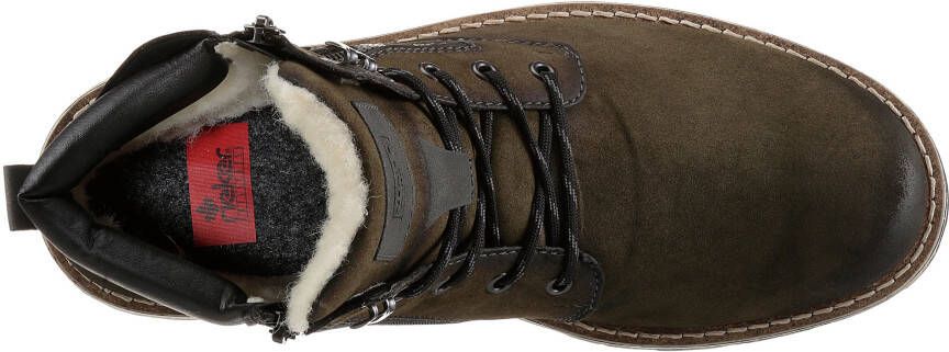 Rieker Winterlaarzen met comfortabele tex-uitrusting vrijetijdsschoen veterschoen