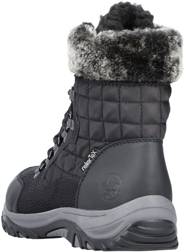 Rieker Winterlaarzen winterenkellaarsjes tex-membraan met warme voering faux fur kraag