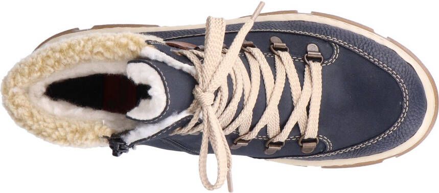 Rieker Winterlaarzen veterschoenen winterenkellaarsjes met warme voering