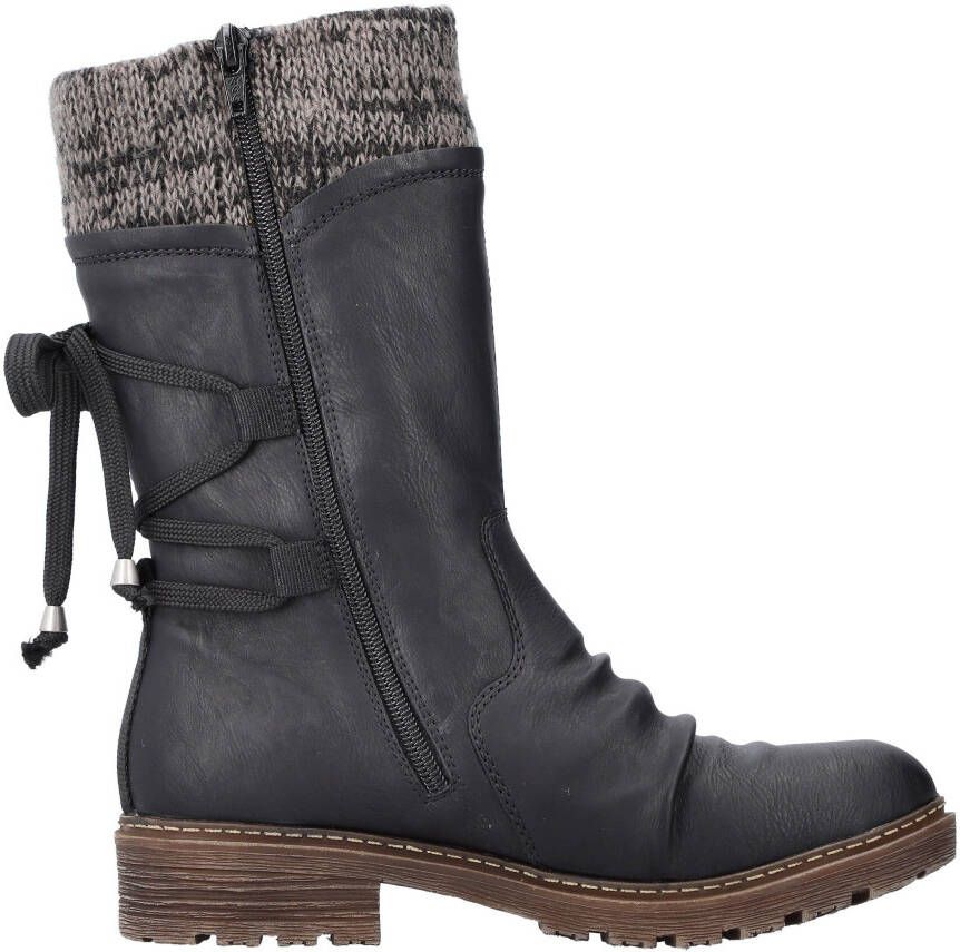 Rieker Winterlaarzen profielzool warmvoering met -tex