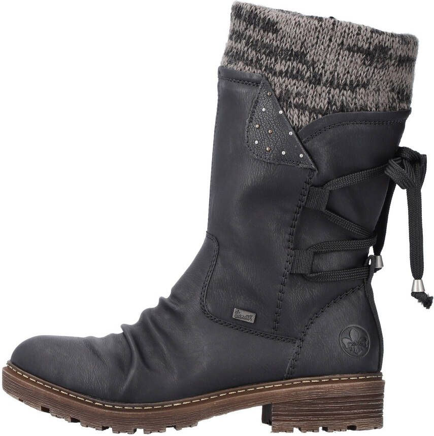 Rieker Winterlaarzen profielzool warmvoering met -tex