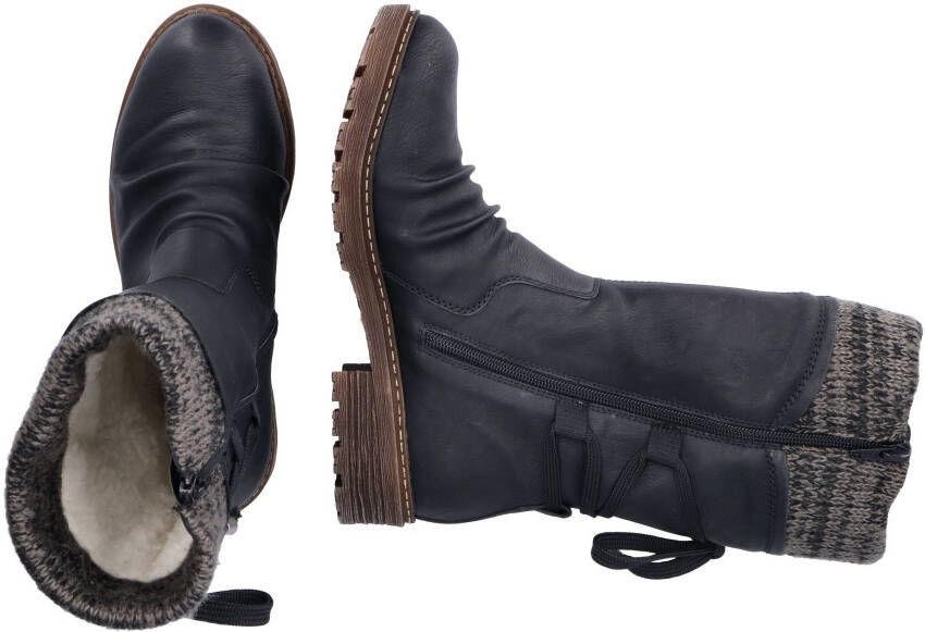 Rieker Winterlaarzen profielzool warmvoering met -tex