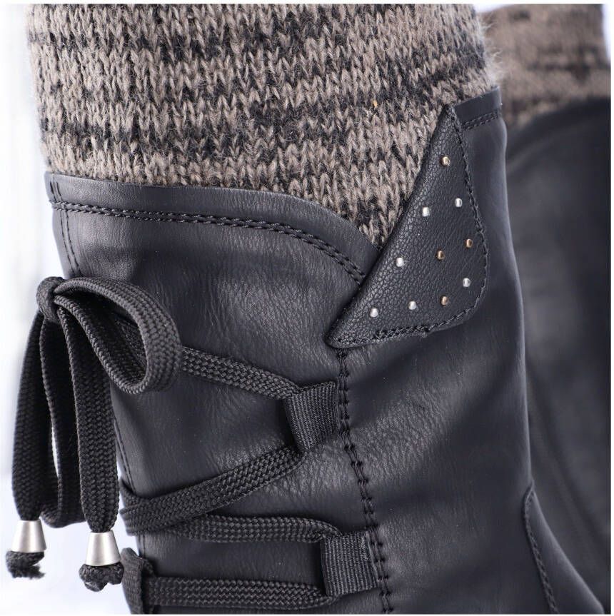 Rieker Winterlaarzen profielzool warmvoering met -tex