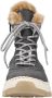 Rieker Booties X9335-45 Vrouwen Grijs Laarzen - Thumbnail 12