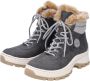 Rieker Booties X9335-45 Vrouwen Grijs Laarzen - Thumbnail 16