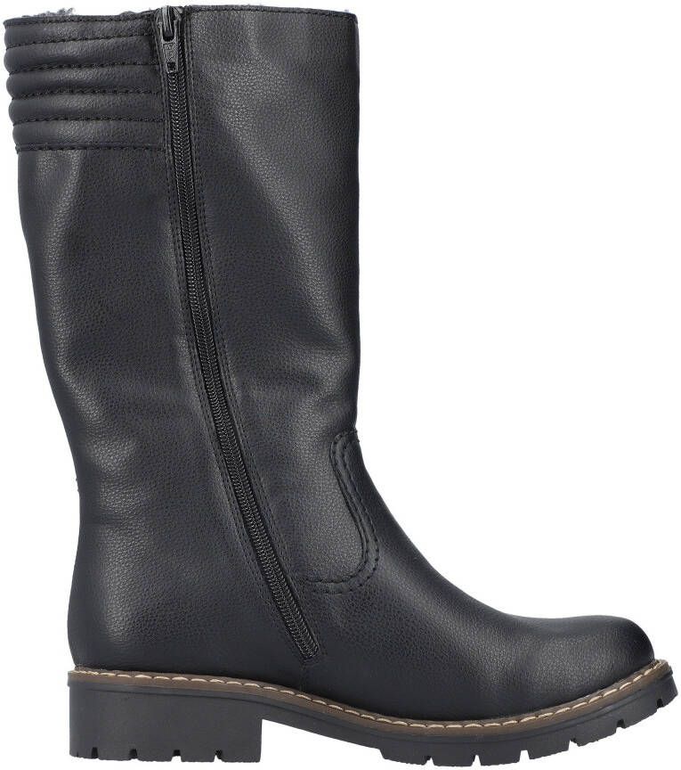 Rieker Winterlaarzen winterboots blokhak waterafstotende tex-membraan