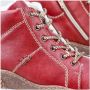 Rieker Winterlaarzen veterschoenen enkellaars high top sneaker met binnenrits - Thumbnail 12