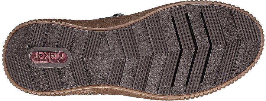 Rieker Winterlaarzen winterenkellaars veterschoenen outdoorlaarzen met warmvoering