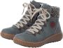 Rieker Winterlaarzen winterenkellaars veterschoenen outdoorlaarzen met warmvoering - Thumbnail 6