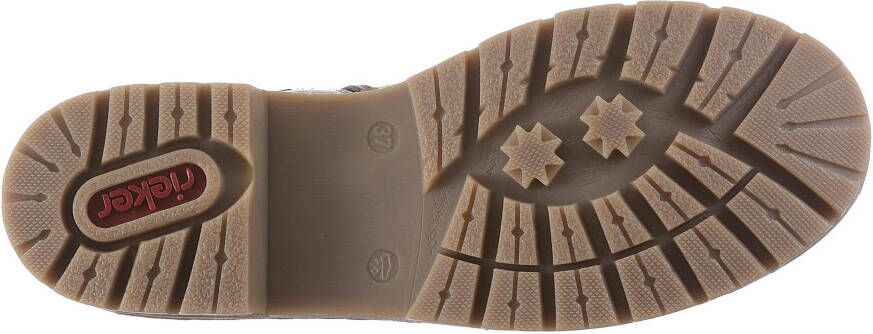 Rieker Winterlaarzen winterenkellaars blokhak in trendy used-look