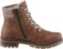 Rieker Winterlaarzen winterenkellaars blokhak in trendy used-look - Thumbnail 7