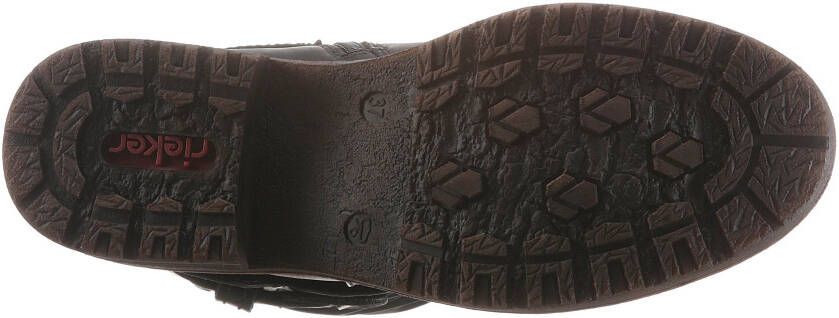 Rieker Winterlaarzen winterboots blokhak met tex-membraan variabele schacht