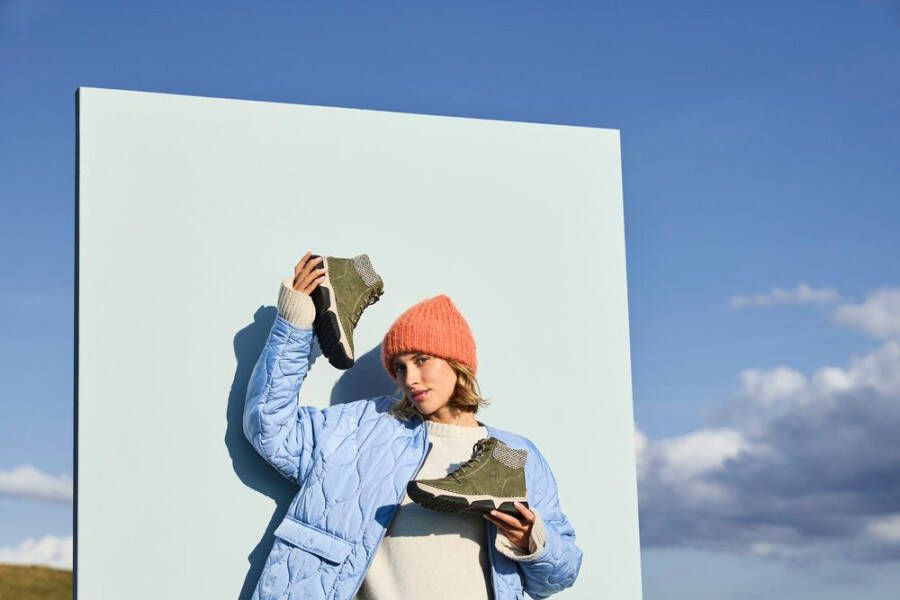 Rieker Winterlaarzen veterschoenen enkellaars met praktische binnenrits - Foto 13