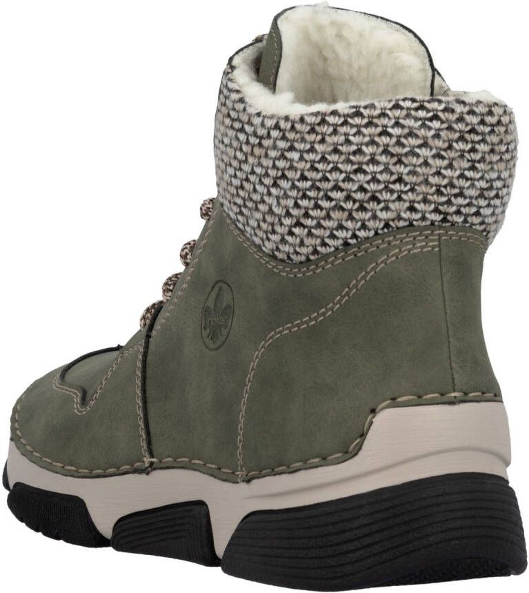 Rieker Winterlaarzen veterschoenen enkellaars met praktische binnenrits - Foto 5
