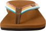 Rip Curl Women's Freedom Bloom Open Toe Sandalen bruin oranje - Thumbnail 7